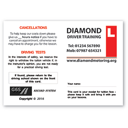 Personalized Pupil Appointment Cards Style E